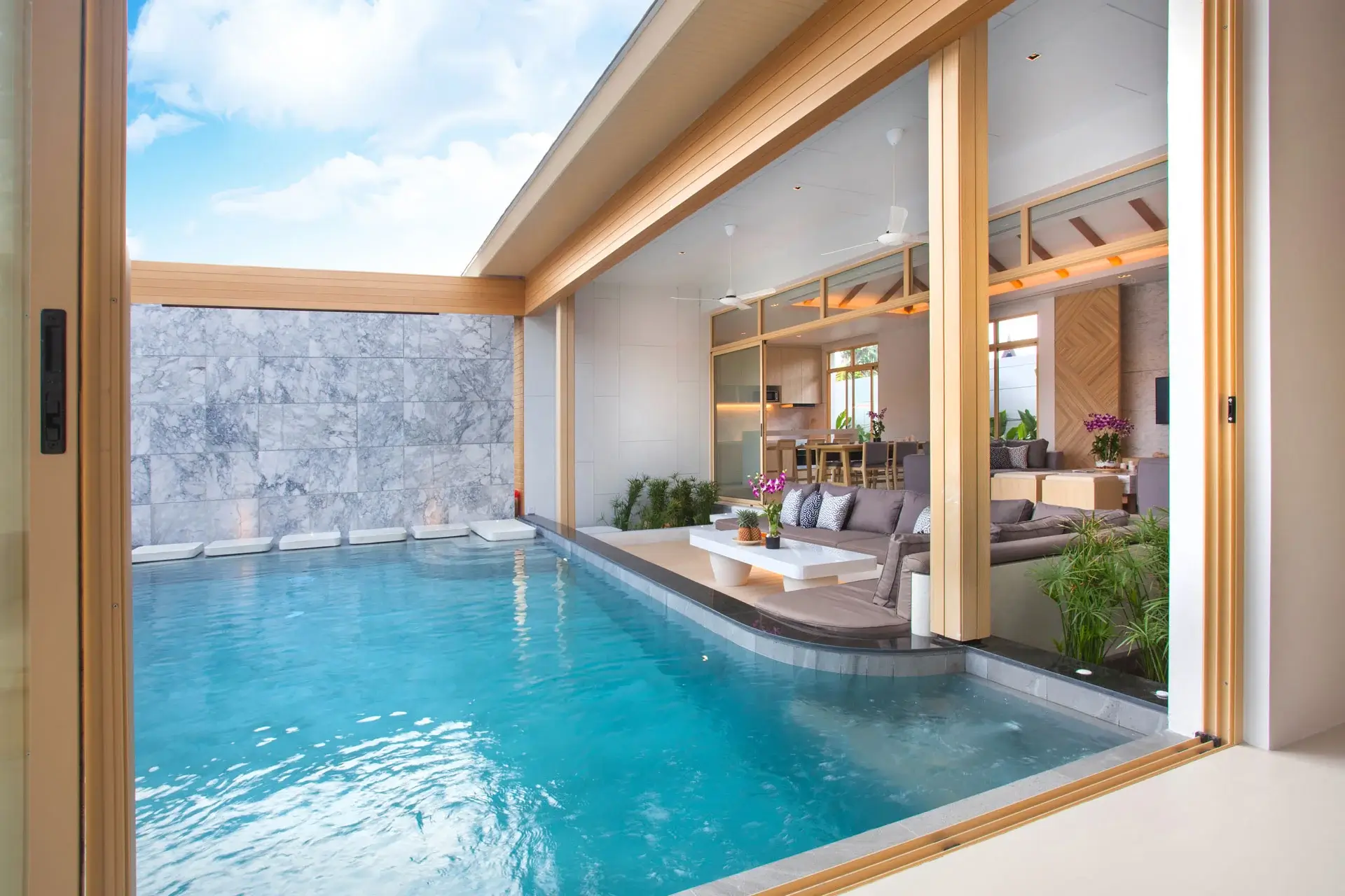 Solar pool heating