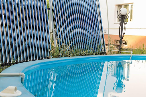 A swimming pool with heating in Brisbane